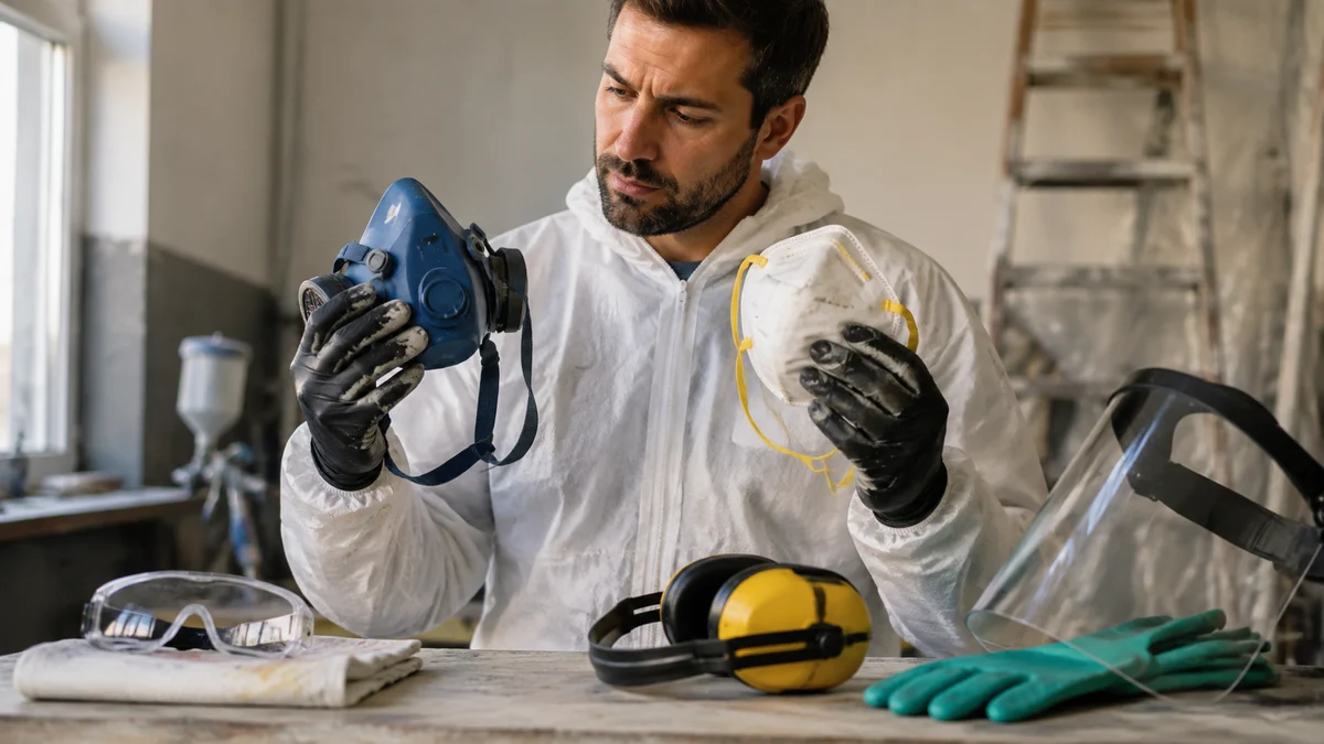 EPI para pintura: o que avaliar antes de escolher