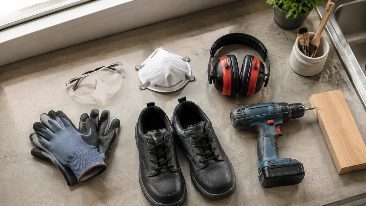 Kit de EPI para pequenos reparos em casa: o que faz sentido