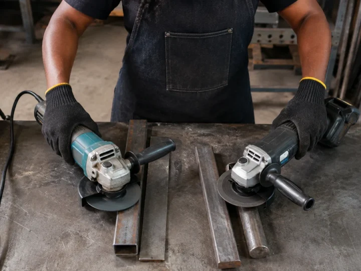 Esmerilhadeira com fio ou a bateria: qual compensa
