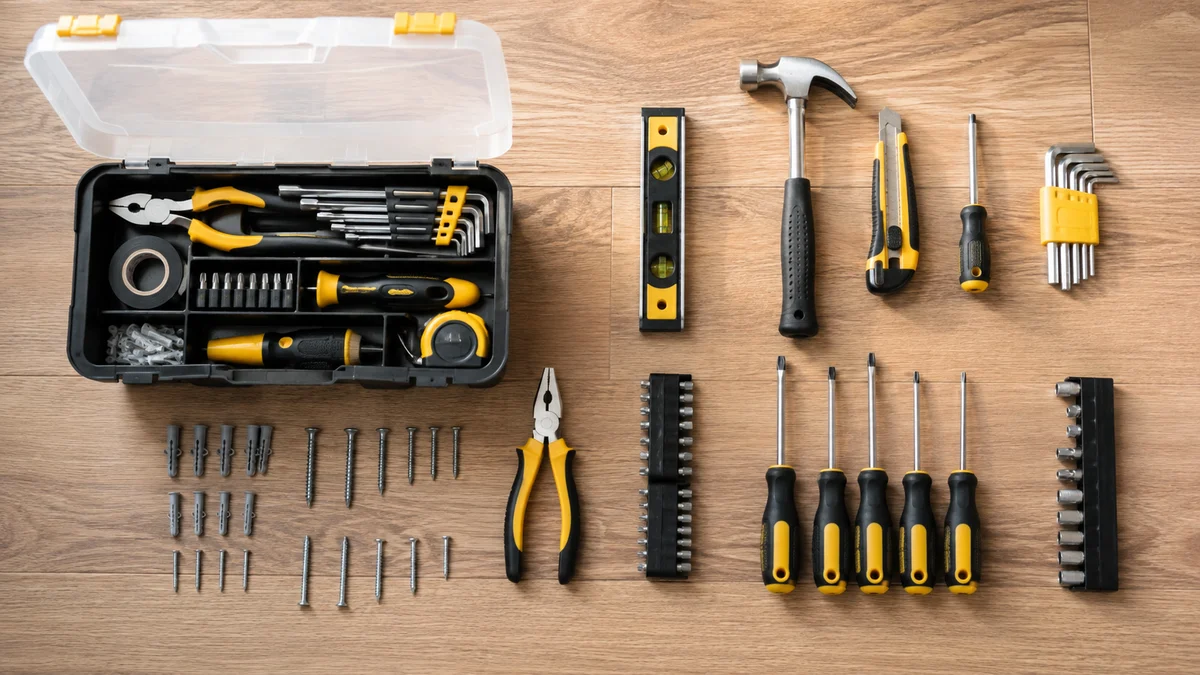 Kit de ferramentas para casa: os itens que realmente resolvem