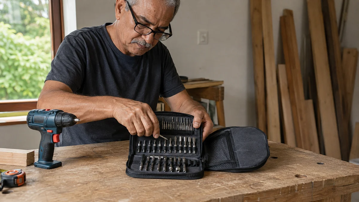 Kit de bits para parafusadeira: como evitar pontas inúteis
