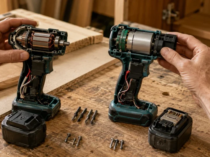 Parafusadeira brushless ou com escovas: o que muda