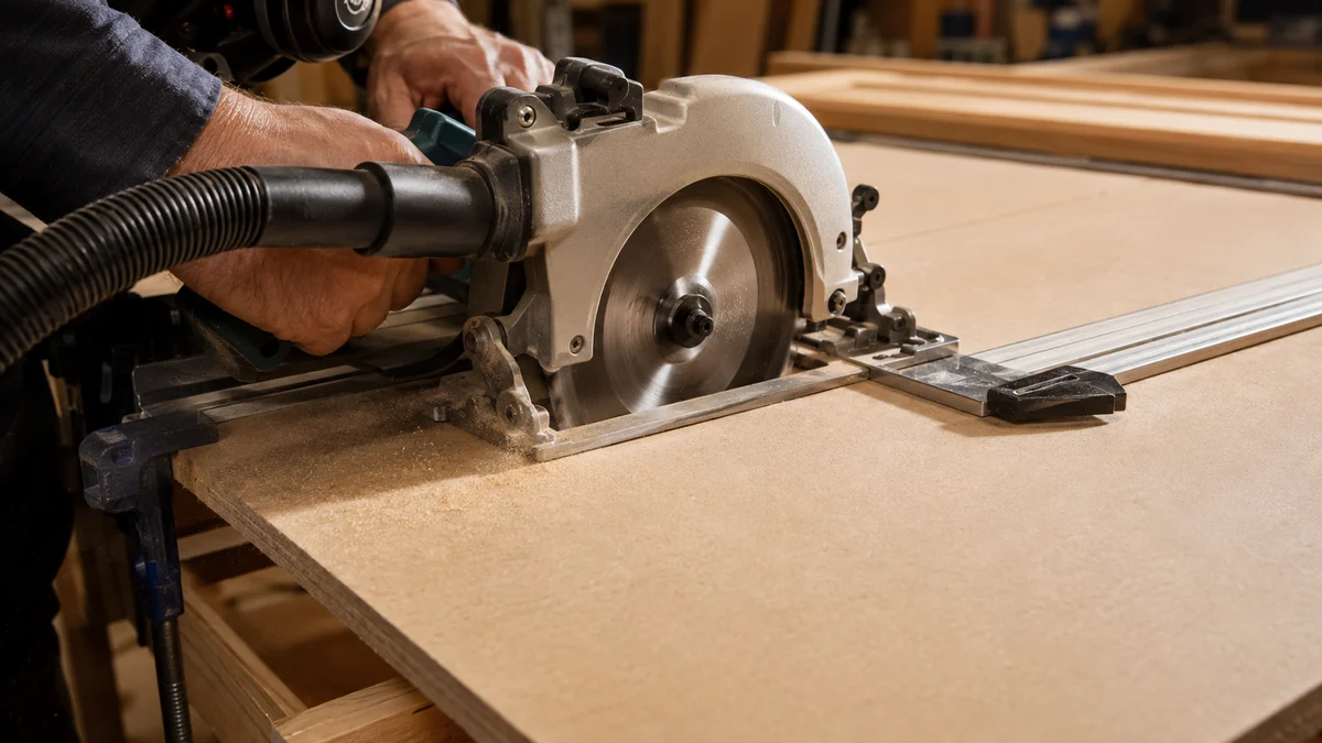 Como cortar MDF com serra circular sem lascar