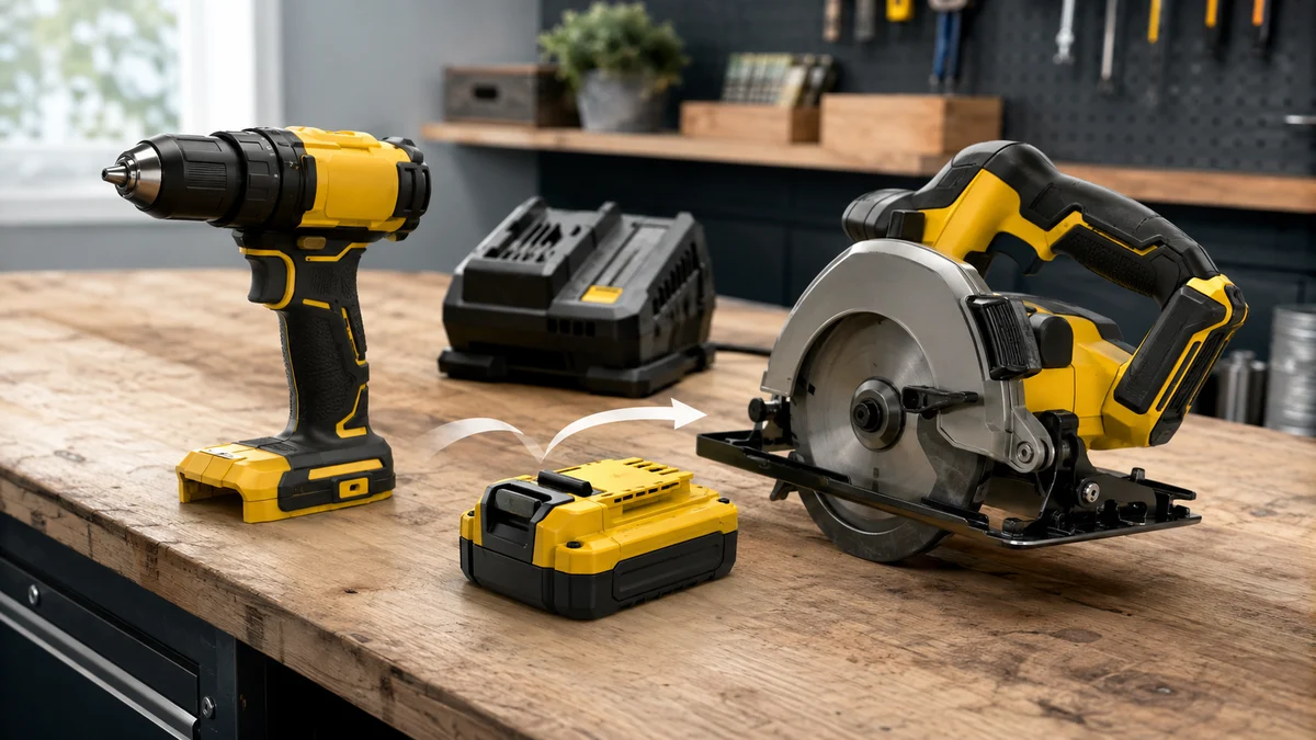 Stanley V20: como funciona o sistema de baterias