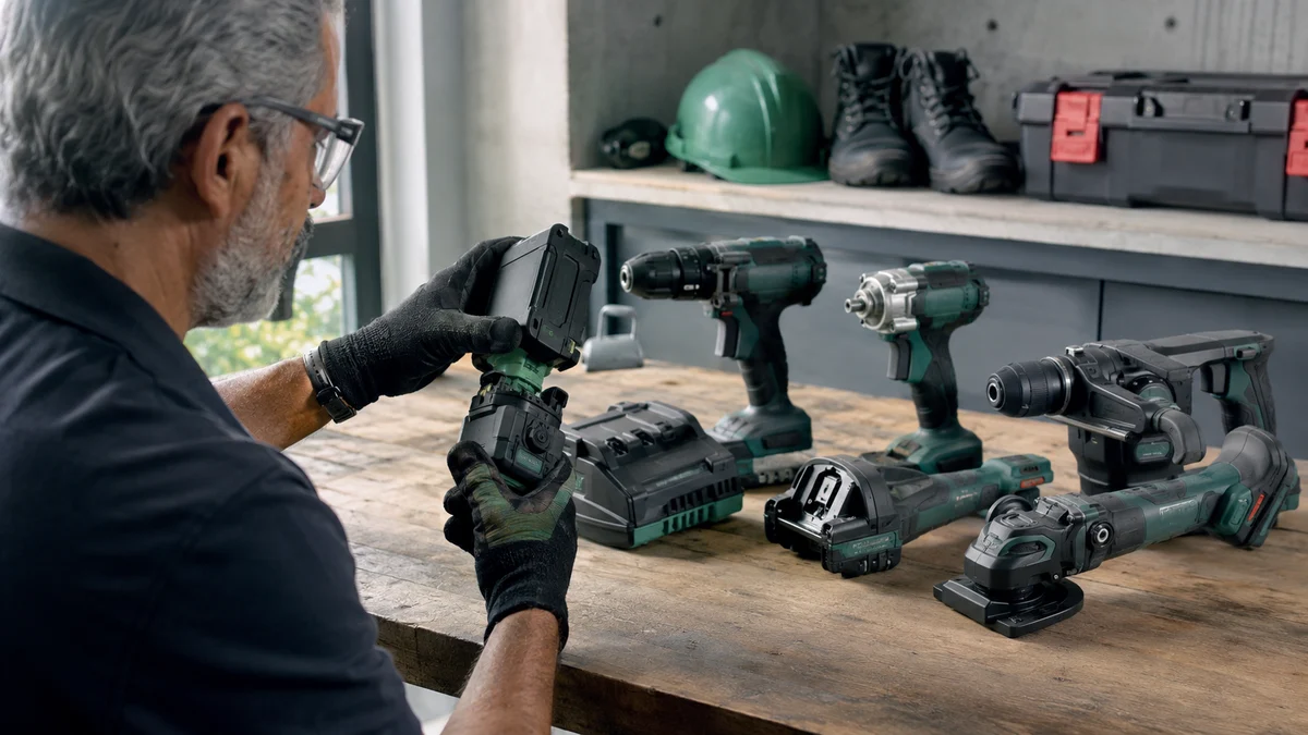 Metabo CAS: o que é a aliança de baterias
