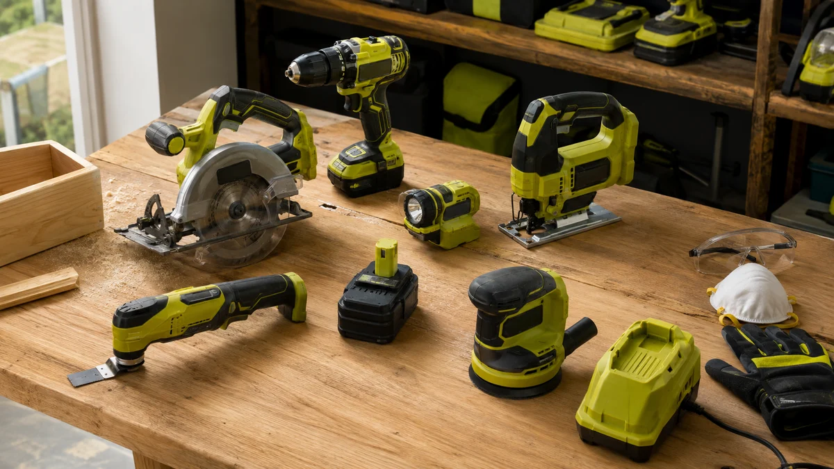 Ryobi ONE+: como planejar um conjunto de ferramentas